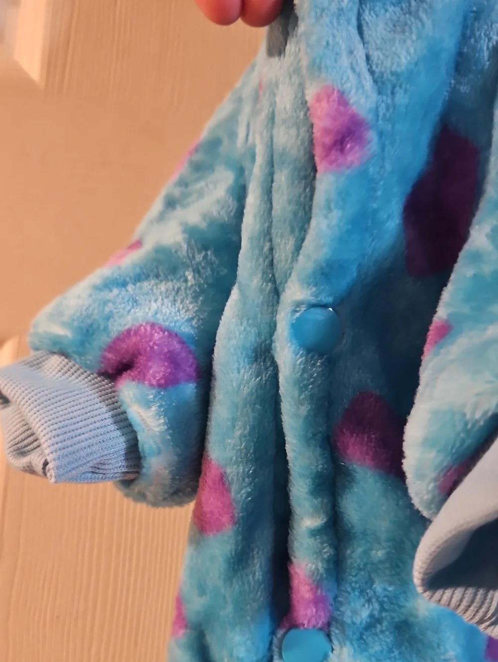 DINOSAUR DOG COSTUME: BLUE/PURPLE: NWOT: SIZE M